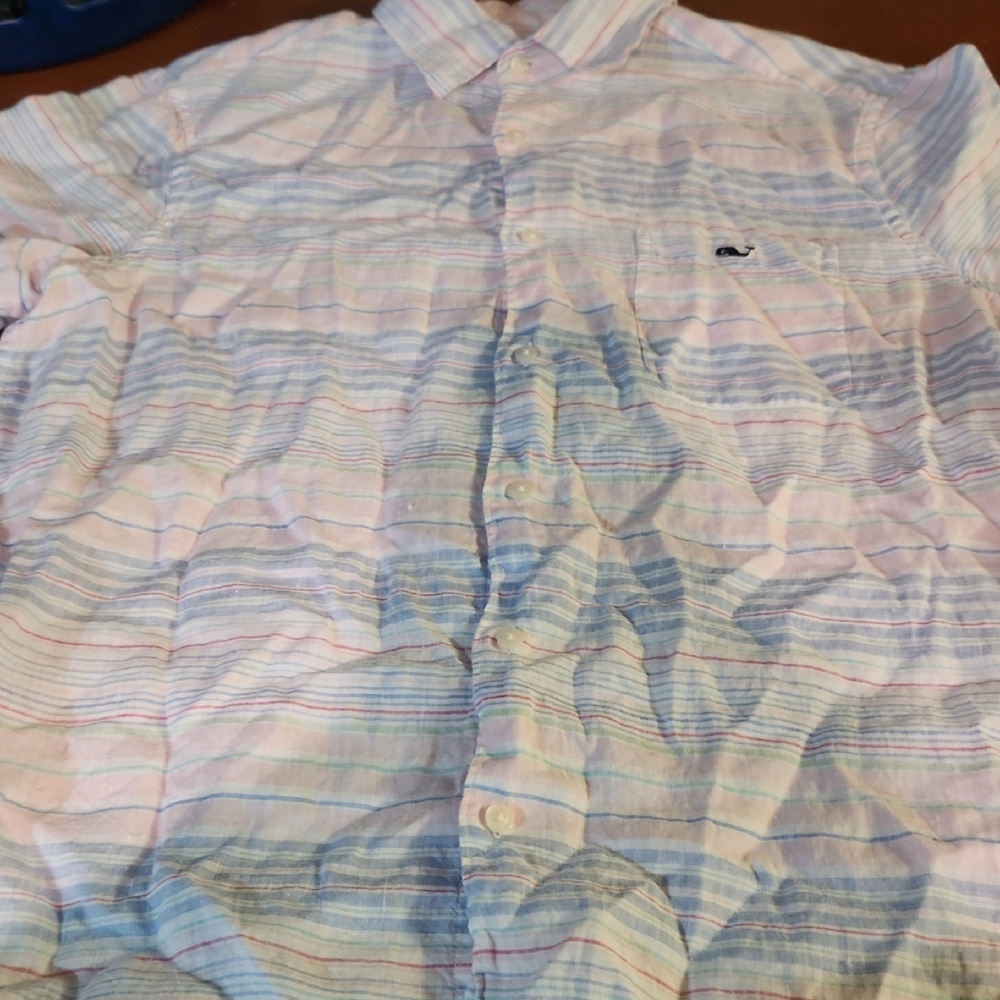 Vineyard Vines Men's Casual Shirt - Pastel Stripes